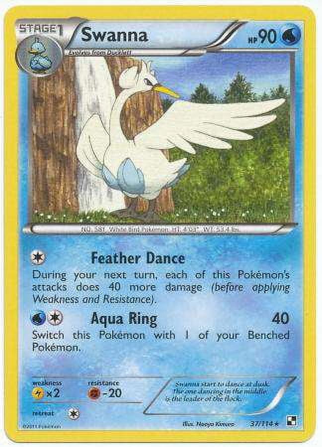 pokemon card swanna Pokemon Black & White Swanna #37
