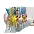 thumbnail image 1 of Pokemon Blanket Flannel Blanket Throws Cute Warm and Comfortable Indoor Camping Blanket 40"*50" （100*130cm）, 1 of 7