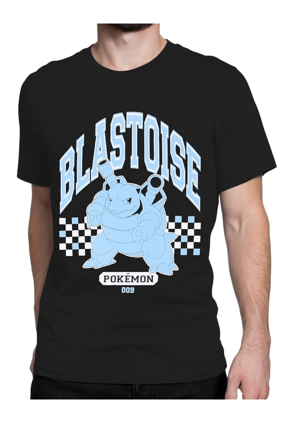 Pokemon Blastoise Mens T-Shirt Black Sizes S-XXL