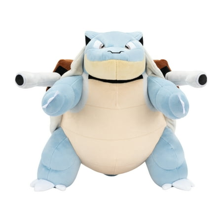 Pokémon Blastoise Plush Toy, 12-Inch Soft Stuffed Character Plush