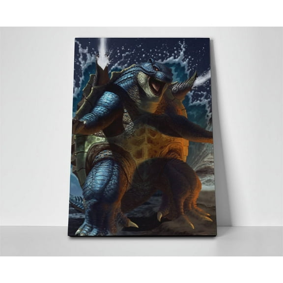 Pokemon Blastoise Poster or Wrapped Canvas