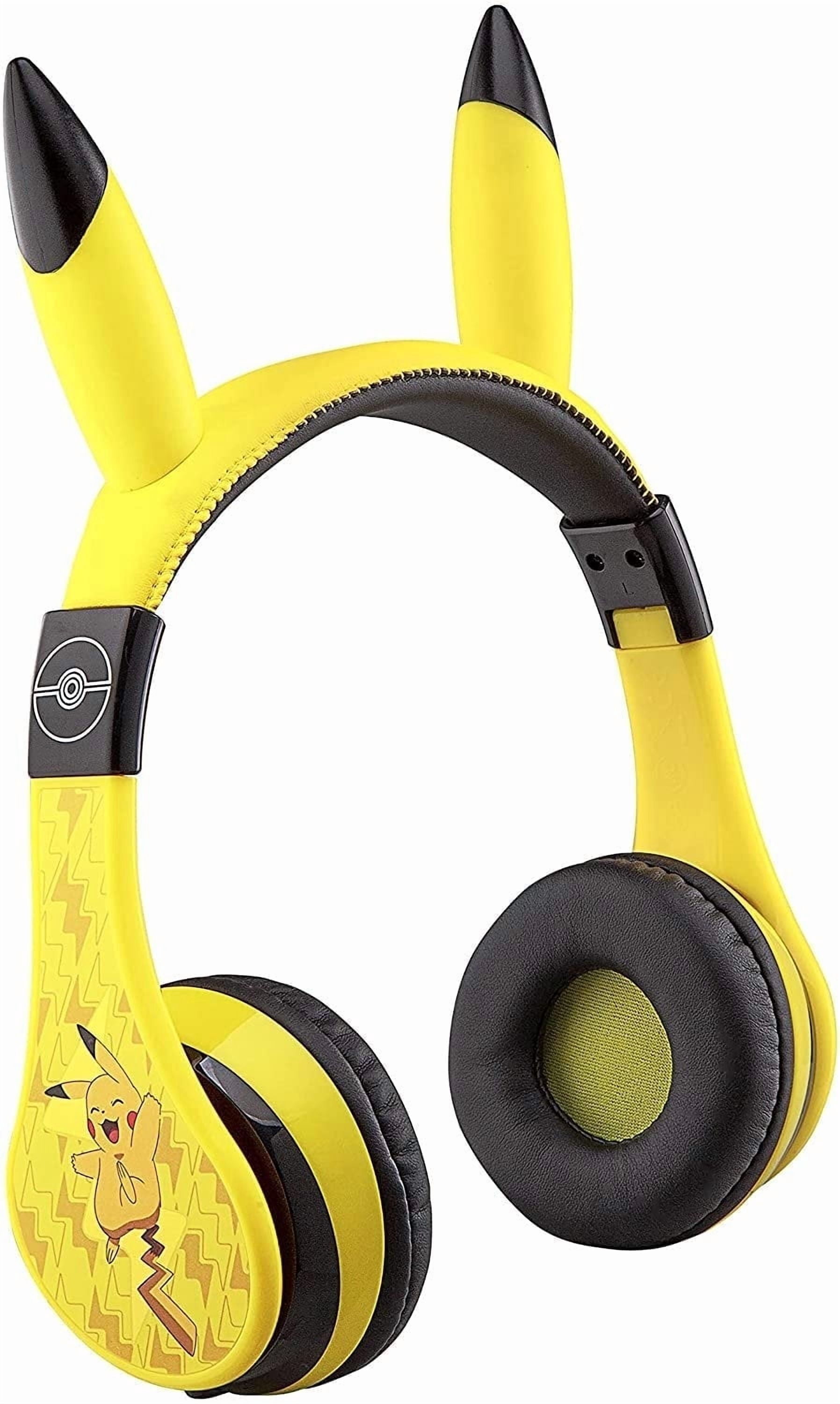 eKids Pokemon Bluetooth Headphones for Kids, Pikachu Wireless Headphones for Kids