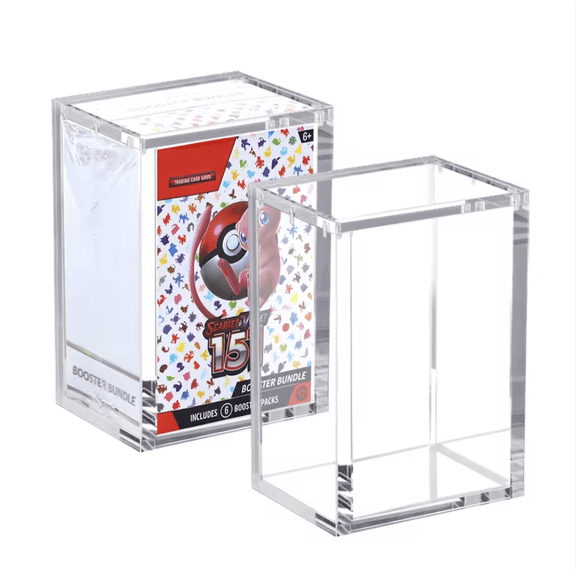 Pokemon Booster Bundle Acrylic Protector cases with UV protection