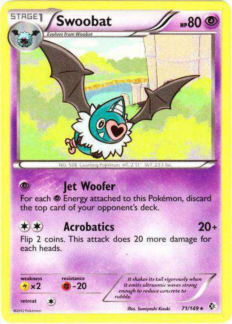 pokemon woobat card - 116/086 (116/086) Evolves from null Type Woobat Pokemon Card Collection Set