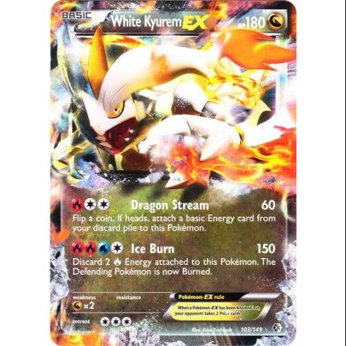 Pokemon Boundaries Crossed White Kyurem-EX #103 - Walmart.com