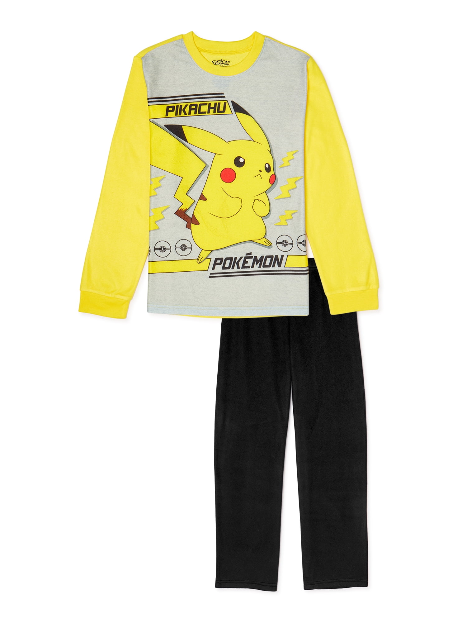 Pokemon Boys Pajama Set, 2-Piece, Sizes 4-16