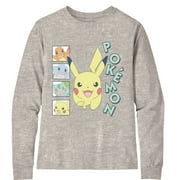 Pokemon Boys Charizard Long Sleeve T-Shirt for Little and Big Boys Sizes XS-2XL