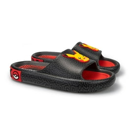Umbro Slide Slip-On Sandal Black/Silver US Little Kid Size