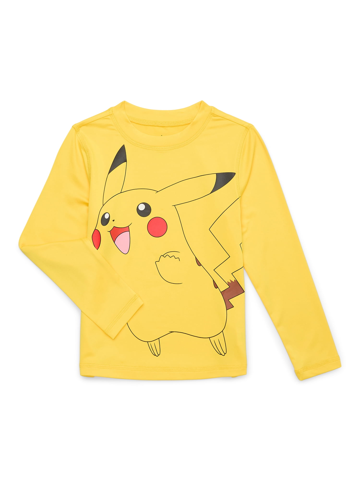 Pokemon Boys’ Graphic Rashguard with Long Sleeves and UPF 50+, Sizes 4-12