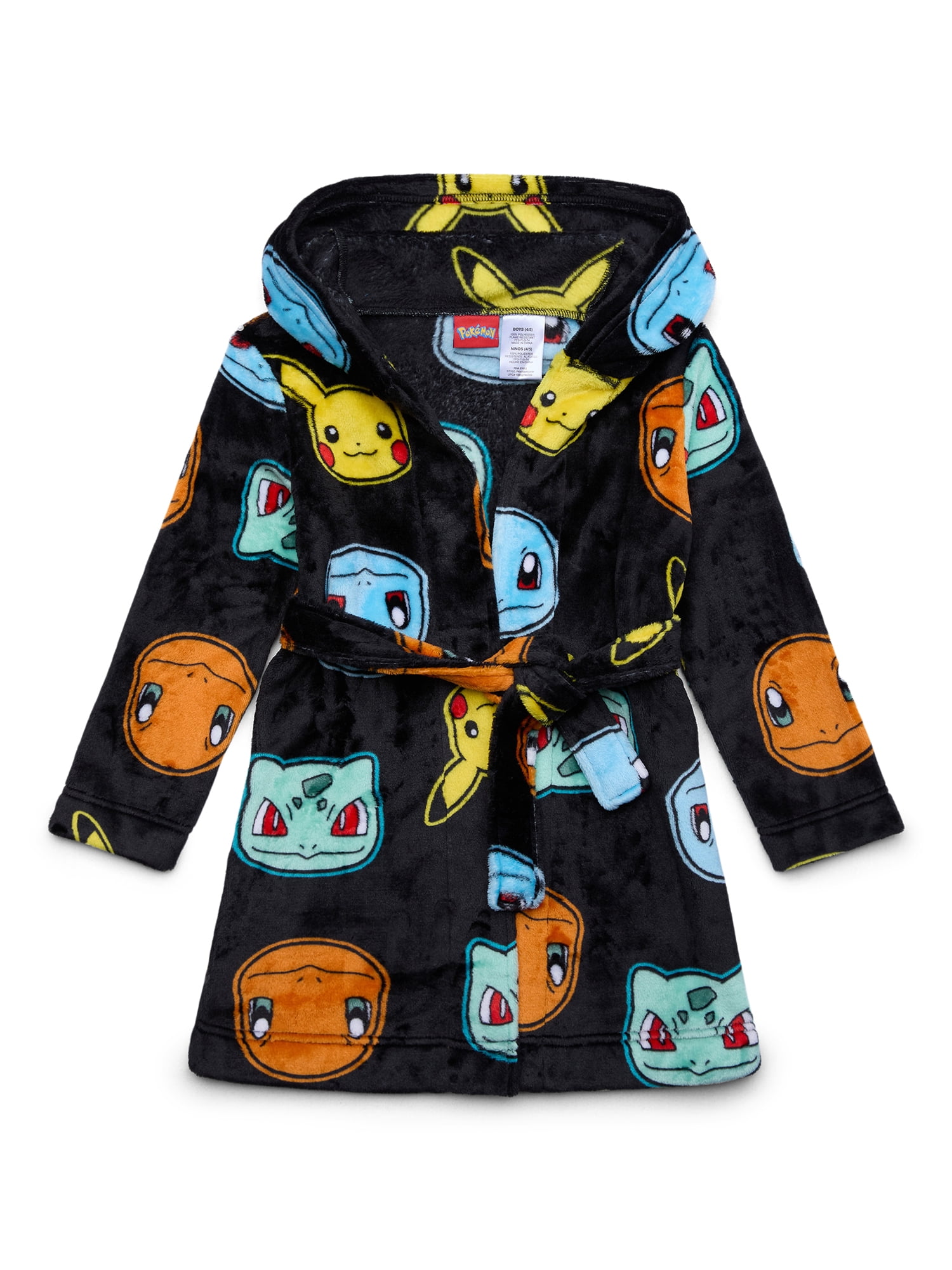 Minecraft Boys Plush Pajama Robe, Creeper Print, Sizes 4-12, Warm