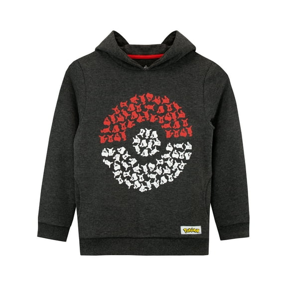 Pokemon Boys Long Sleeve Hoodie Sizes 5-14