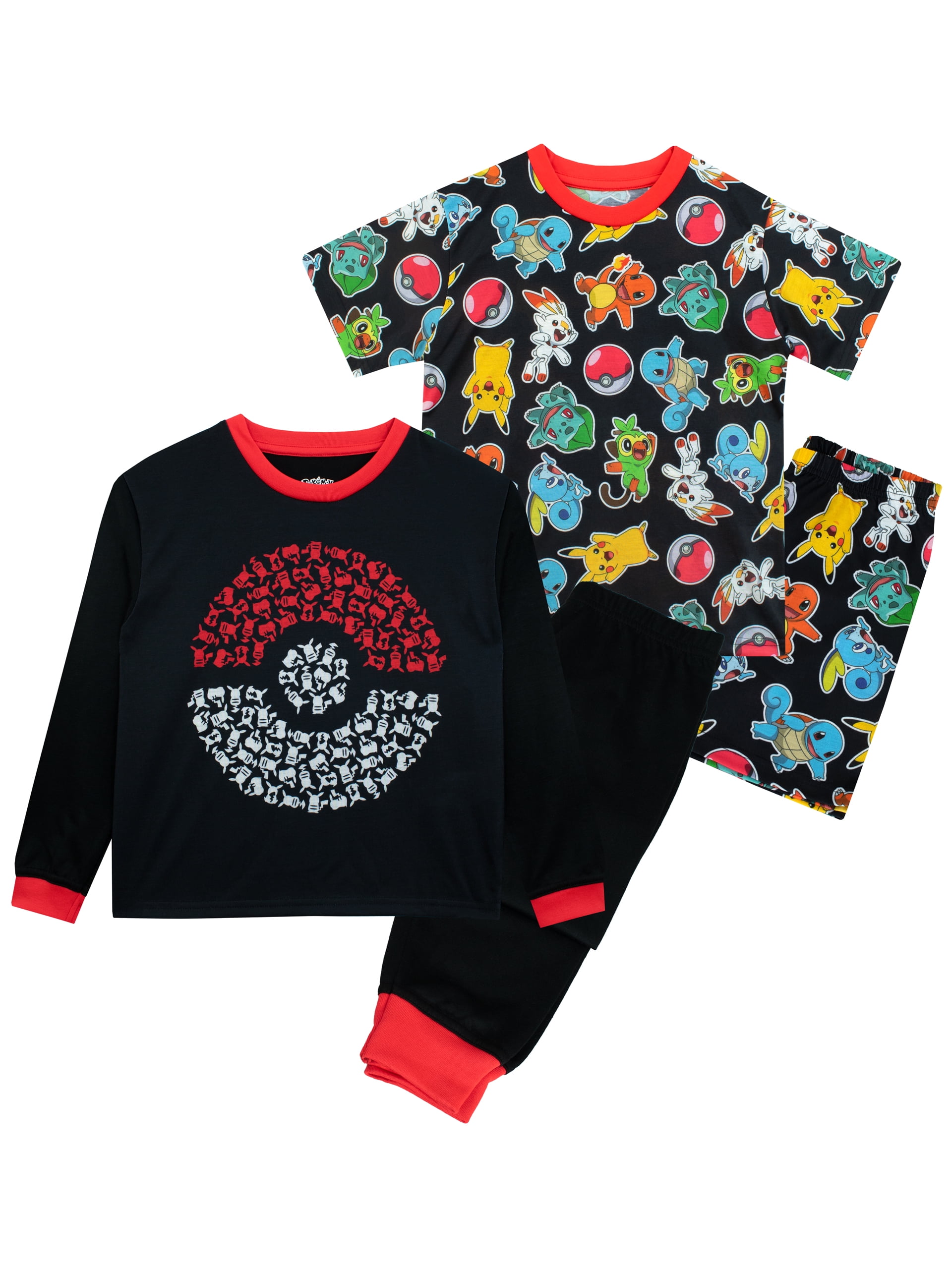 Pokemon Boys Pajamas 2 Pack Multicolour Sizes 6 14 Walmart Pokemon boys pajamas 2 pack multicolour sizes 6 14 walmart