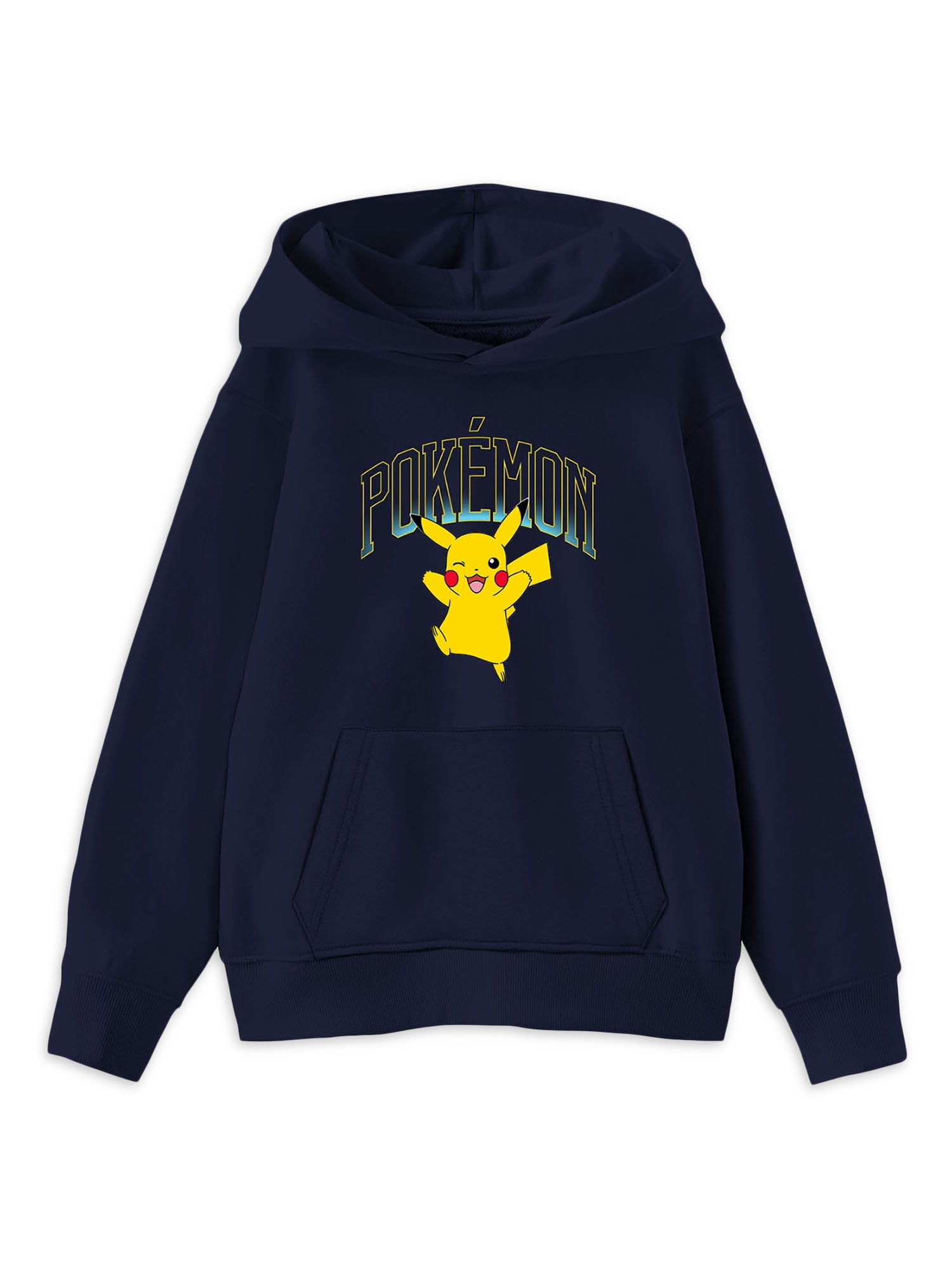 Pokemon Boys Pikachu Charge Long Sleeve Graphic Hoodie, Sizes XS-2XL ...