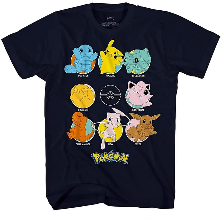 Vintage Pokemon Men's Large Ash and Pikachu Blue Tultex T-Shirt 90's Cartoon cheapest