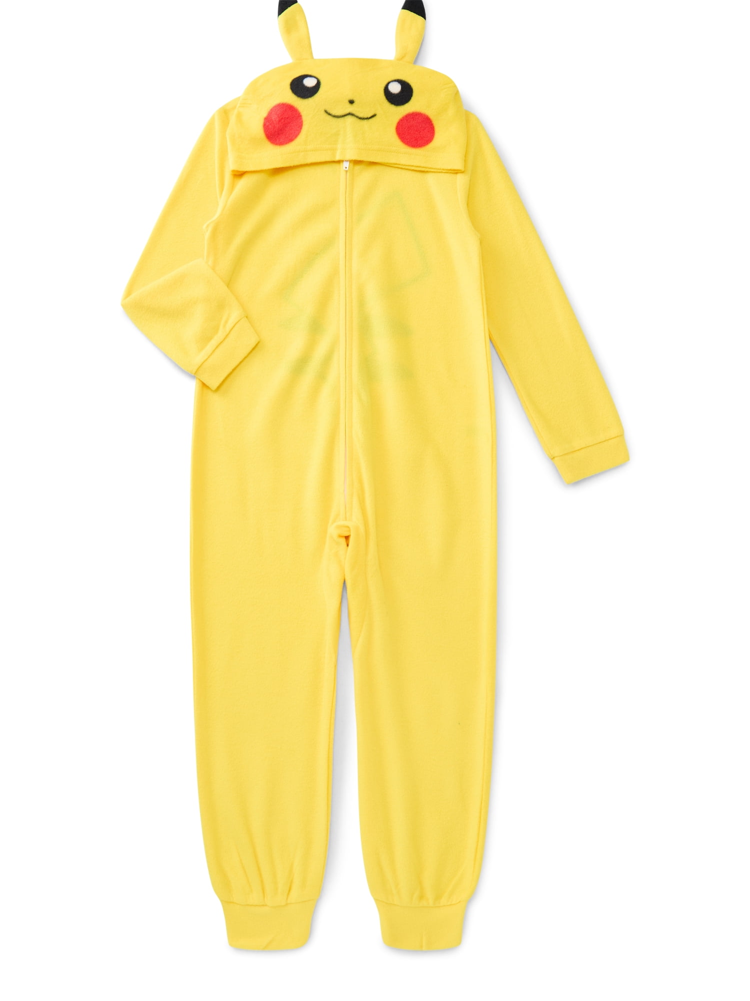 Pokémon Pikachu Boys Cosplay Union Suit with Hood, Sizes 4-12