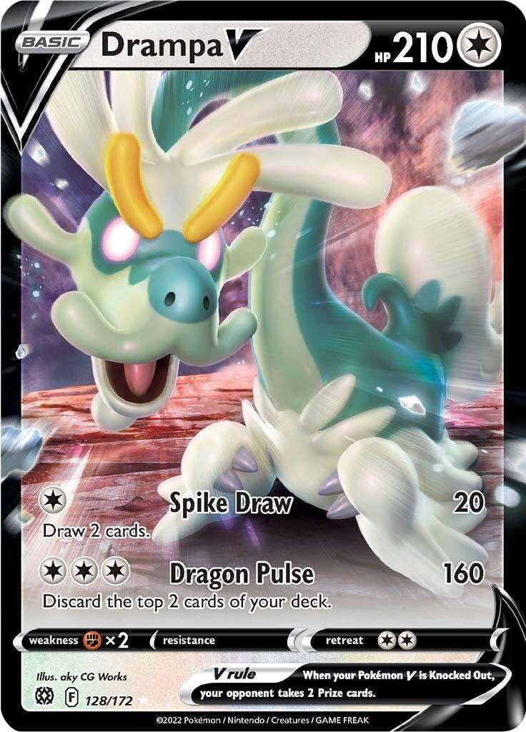 drampa v pokemon card price Pokemon Brilliant Stars Drampa V #128