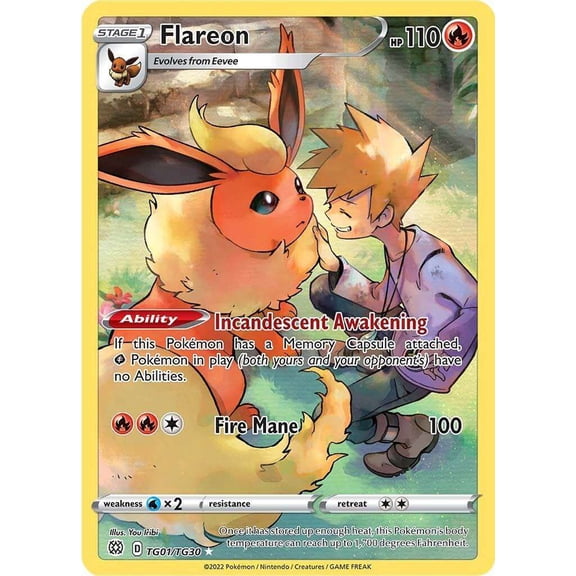 Pokemon Brilliant Stars Flareon TG01