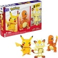 thumbnail image 1 of Pokemon Build & Show Kanto Region Trio Set (Pikachu, Meowth & Charmander), 1 of 6