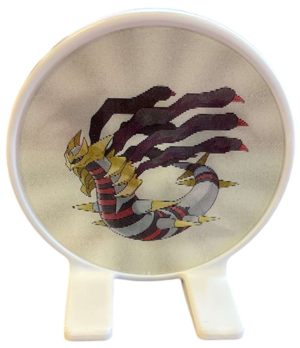 giratina card binder in Space Laser Engrave Ringless Zipper 4-9-12 Slot Pocket Binder Pokemon safe polypropylene pages can store up to 126 standard Pokemon Burger King Giratina Trading