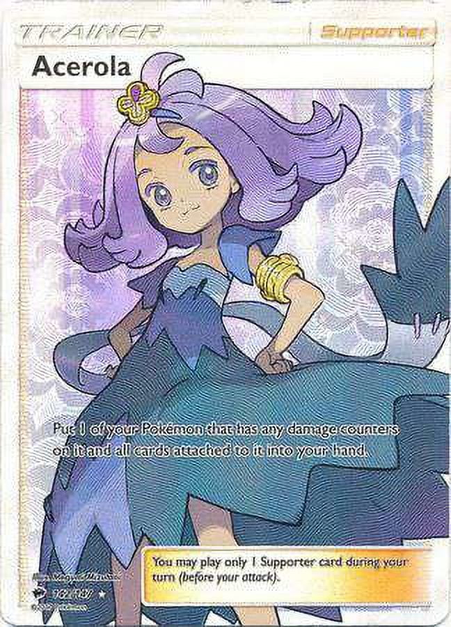 acerola pokemon card full art Acerola (Burning Shadows 112)