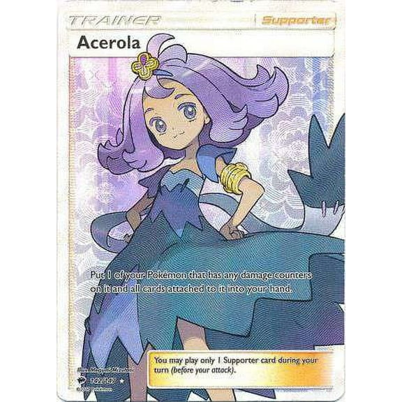 Pokemon Burning Shadows Acerola #142