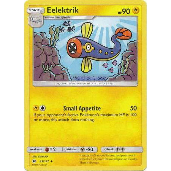 Pokemon Burning Shadows Eelektrik #45