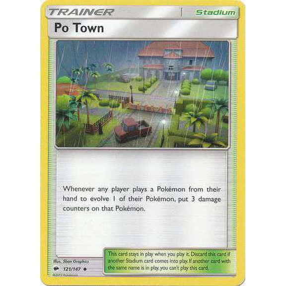 Pokemon Burning Shadows Po Town #121