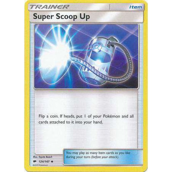 Pokemon Burning Shadows Super Scoop Up #124