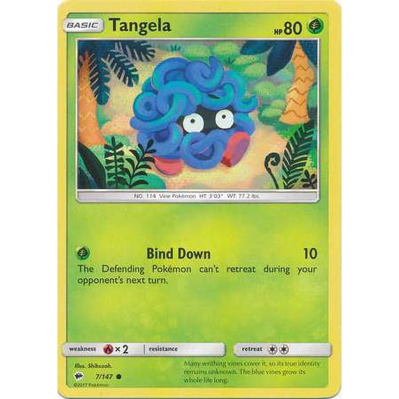 Pokemon Burning Shadows Tangela #7
