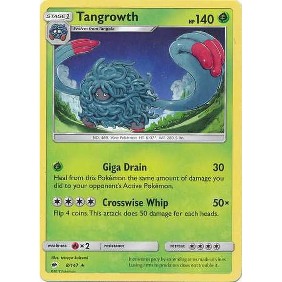 Pokemon Burning Shadows Tangrowth #8