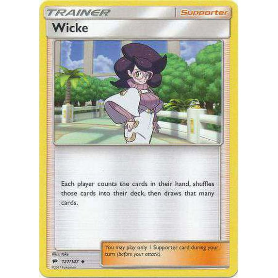 Pokemon Burning Shadows Wicke #127