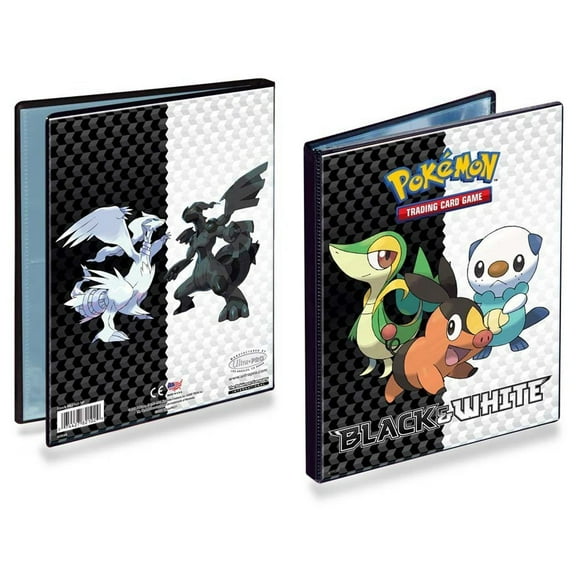 Pokemon CCG: Black & White 4-Pocket Portfolio (Series 5) - Combo Album Trading Card Album / Binder Snivy, Tepig & Oshawott
