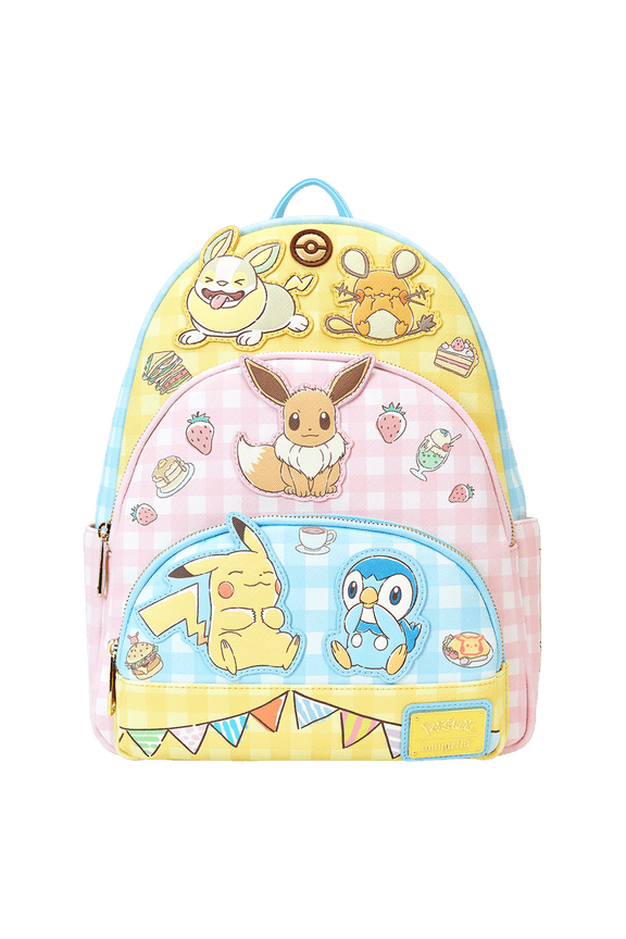 Pokmon by Loungefly Full-Size Backpack Cafe Tripple Pocket