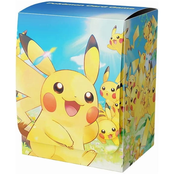 Pokemon Card Game Deck Case Pikachu Large Collection
