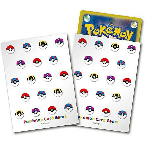 Pokemon Card Game Deck Shield Monster Ball Design