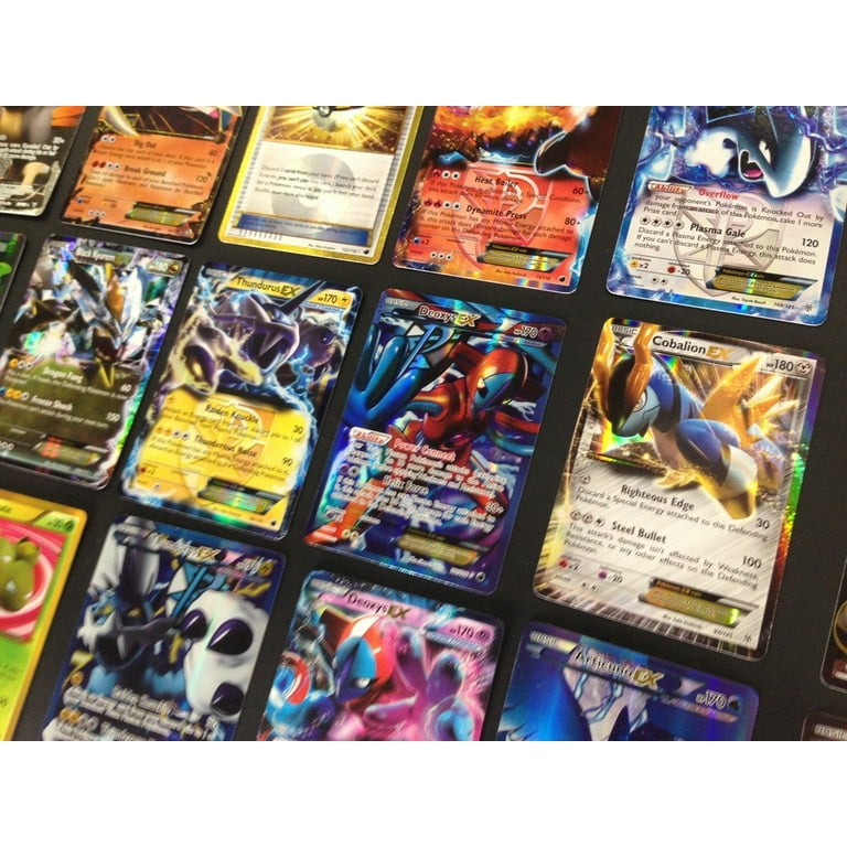 Pokemon TCG Card Lot, 100 Official Cards, Ultra Rare GX EX V Full