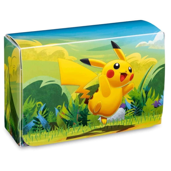 Pokemon Card Supplies Pikachu Adventure Double Deck Box