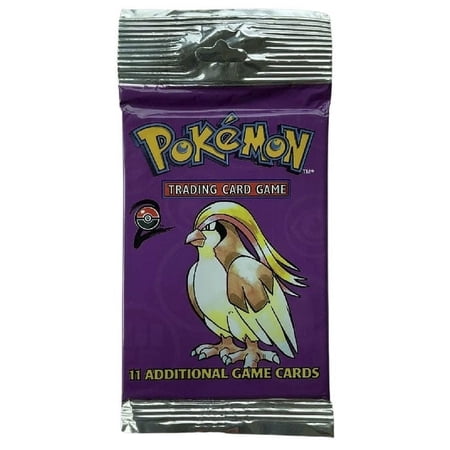 Pokemon Cards BASE 2 - Booster Pack (11 cards) [Long Tab] Pidgeot Artwork - Factory Sealed & Mint
