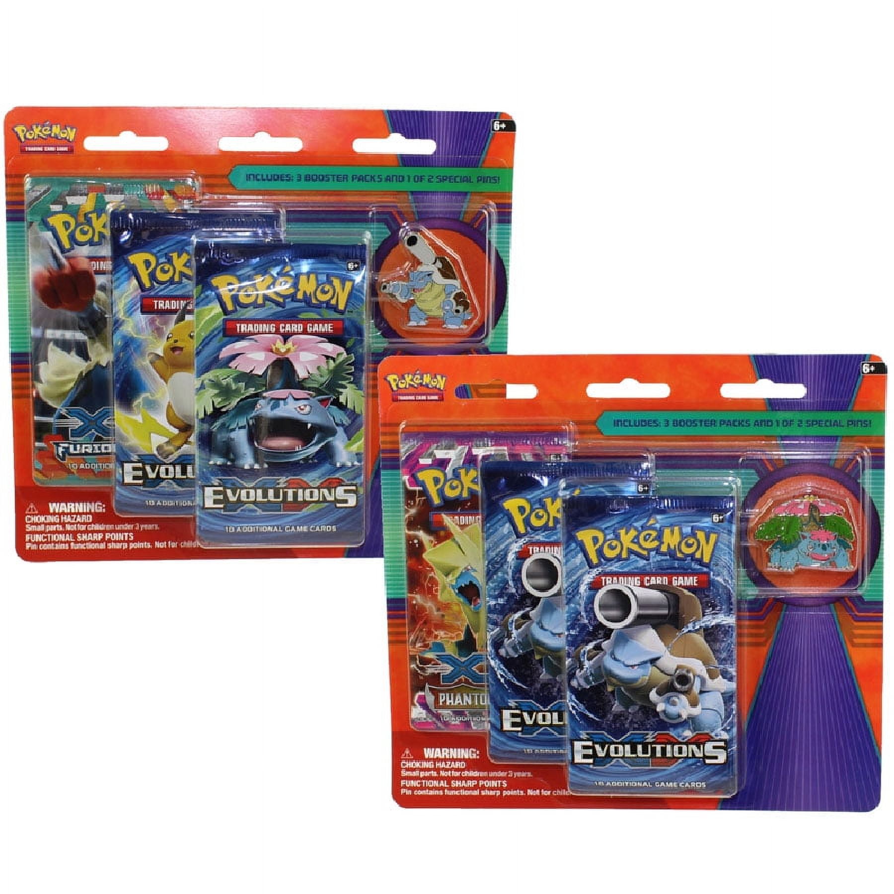 Pokemon Cards - Collector's Pin Sets - SET OF 2 (Mega Blastoise & Mega ...