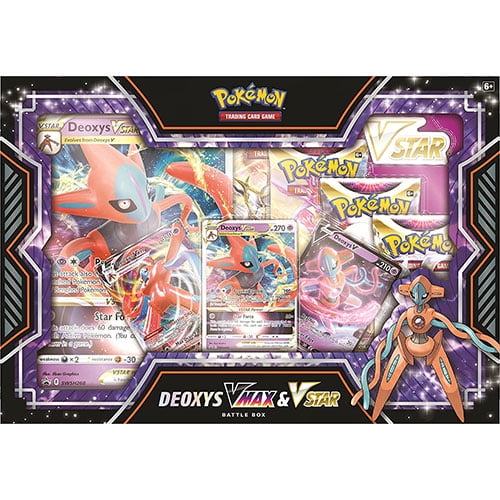 Pokemon Cards - DEOXYS VMAX & VSTAR BATTLE BOX (4 packs, Foils, Oversize  Foil & More) 