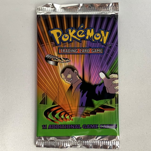 Pokemon Cards GYM CHALLENGE Booster Pack Factory Sealed & Mint