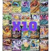 Pokemon Cards Compatible Pack Japanese Double Rare 10 Card Value Pack by Montage TCG