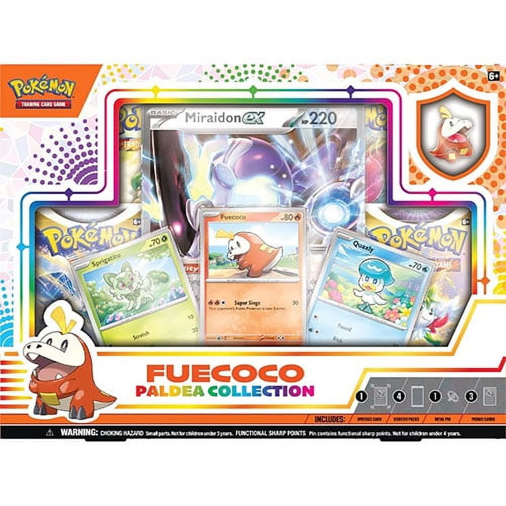 Cartas Pokémon Box Coleço Paldea Fuecoco KaBuM