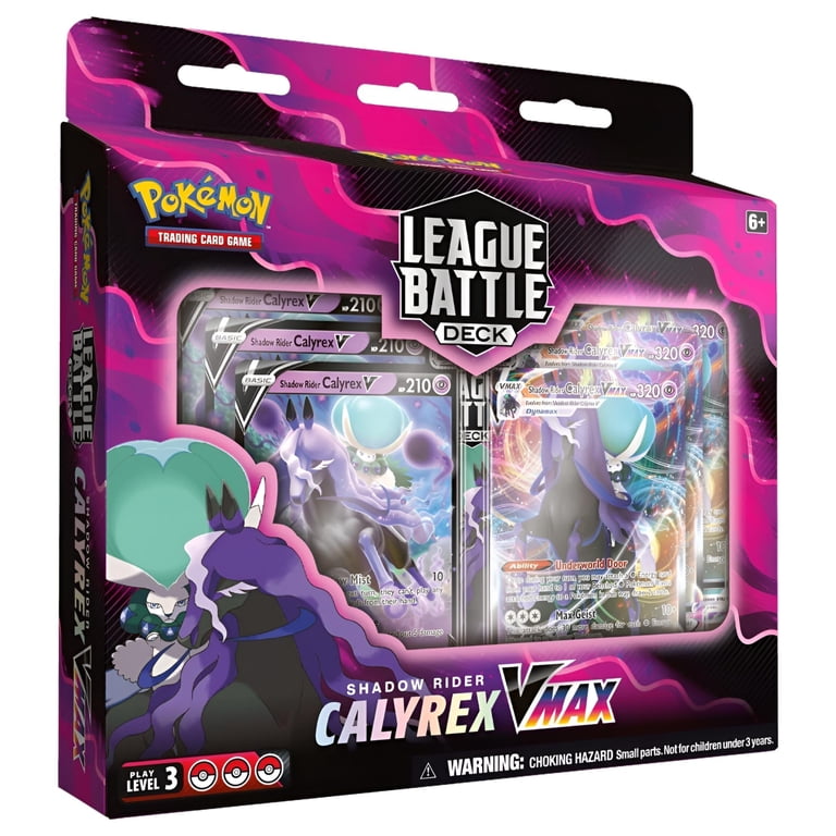 Pokemon: Shadow Rider Calyrex VMAX League Battle Deck Cards, Multicolor -  Walmart.com