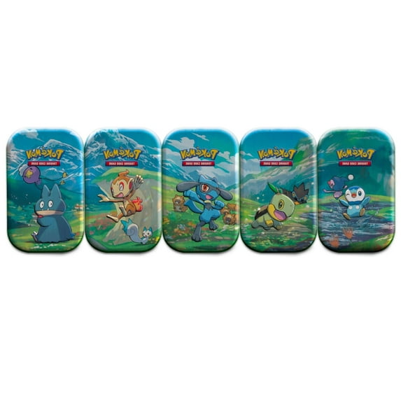 Pokemon Cards: Sinnoh Stars Mini Tins 5pk Bundle