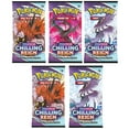 thumbnail image 1 of Pokemon Cards - Sword & Shield: Chilling Reign - BOOSTER PACKS (5 Packs), 1 of 3