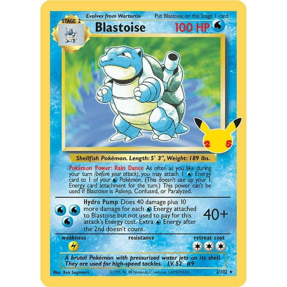 Pokemon Celebrations: Classic Collection Blastoise #2