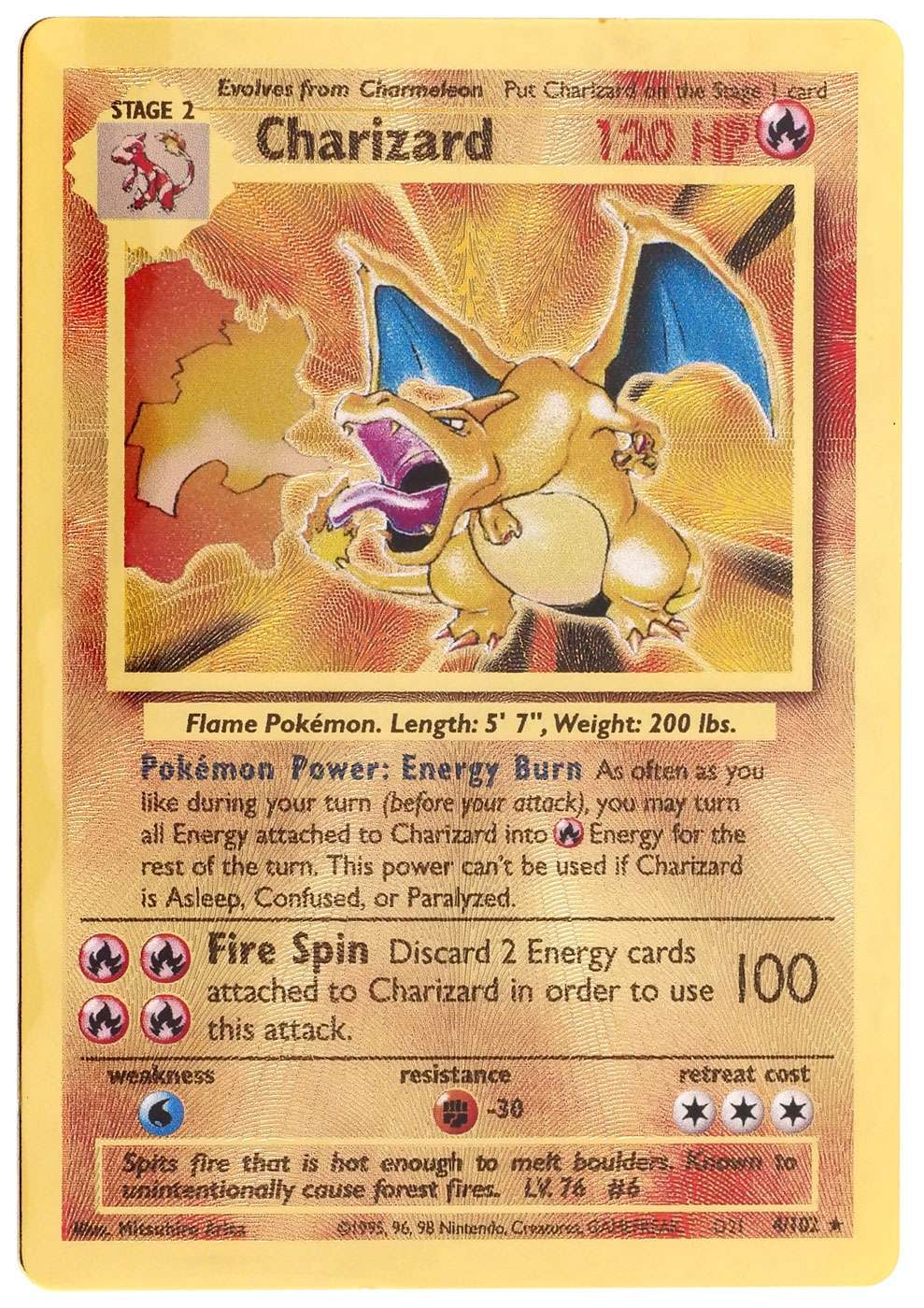 Pokemon Celebrations Classic Collection Charizard #4 (Metal Card