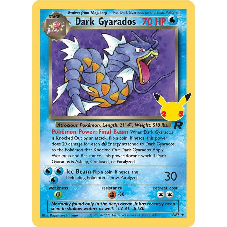 Pokemon - Carta Singola Dark Gyarados - Celebrations Classic Collection - Edizione Collezione
