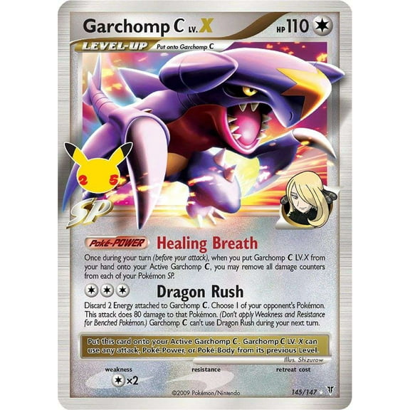 Pokemon Celebrations: Classic Collection Garchomp C LV.X #145